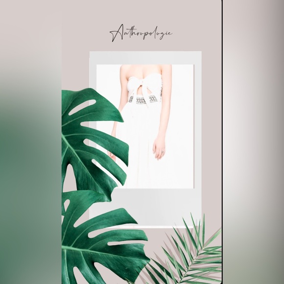 New sz S Carmen convertible one-piece smocked bandeau luxury jumpsuit - Picture 5 of 16